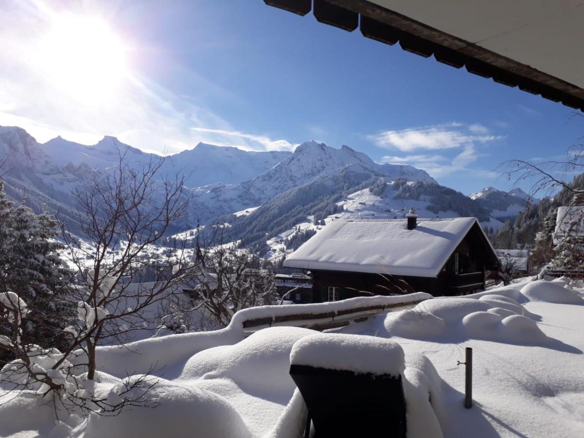 Chalet Gotthelf Gartenstudio, Ferien Mit Hund Adelboden Extérieur photo